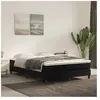 Vidaxl - Sommier à ressorts de lit Noir 140x200 cm Velours Black