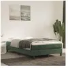 vidaXL Cadre de lit Vert foncé 120x200 cm Velours