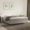 vidaXL Cadre de lit Gris clair 180x200 cm Velours