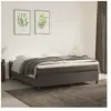 vidaXL Cadre de lit Gris foncé 180 x 200 cm Velours