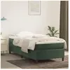 vidaXL Bedframe zonder matras 100x200 cm fluweel donkergroen3121105