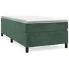 vidaXL Cadre de lit Vert foncé 90x200 cm Velours