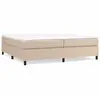 vidaXL Cadre de lit sans matelas cappuccino 200x200 cm similicuir