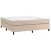 vidaXL Vidaxl Sommier À Lattes De Lit Cappuccino 180x200 Cm Similicuir