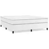Vidaxl - Sommier à ressorts de lit Blanc 160x200 cm Similicuir White