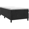 vidaXL Cadre de lit Noir 90x190 cm Velours