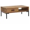 vidaXL Table basse 90x50x35 cm Bois de pin massif