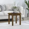 vidaXL Table basse Marron miel Ø 55x45 cm Bois massif de pin