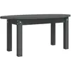 vidaXL Table basse Gris 80x40x35 cm Bois massif de pin