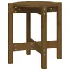 vidaXL Table basse Marron miel Ø 42,5x45 cm Bois massif de pin