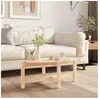 vidaXL Table basse 87x48x35 cm Bois massif de pin