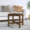 vidaXL Table basse Marron miel Ø 62,5x45 cm Bois massif de pin