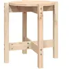 vidaXL Table basse Ø 42,5x45 cm Bois massif de pin