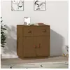 vidaXL Buffet Marron miel 65,5x40x75 cm Bois massif de pin