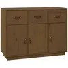 vidaXL Buffet Marron miel 100x40x75 cm Bois massif de pin