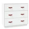 vidaXL Buffet Blanc 80x40x75 cm Bois massif de pin