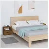 vidaXL Tables de chevet 2pcs Marron miel 40x34x45cm Bois de pin massif