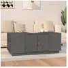vidaXL Table basse Gris 100x50x41 cm Bois massif de pin