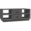 vidaXL Table basse Gris 100x50x41 cm Bois massif de pin
