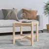 vidaXL Table basse Ø 62,5x45 cm Bois massif de pin
