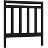 vidaXL Tête de lit Noir 95x4x100 cm Bois massif de pin