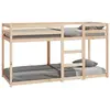 vidaXL Lit superposé 80x200 cm Bois de pin massif