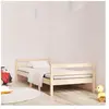 vidaXL Cadre de lit 90x190 cm Bois de pin massif