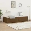 vidaXL Lit de jour Marron miel 90x200 cm Bois de pin massif