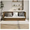 vidaXL Lit de jour Marron miel 80x200 cm Bois de pin massif