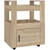 VIDAXL Chariot de cuisine Chêne sonoma 60x45x80 cm Bois d'ingénierie
