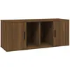 vidaXL Meuble TV Chêne marron 100x35x40 cm Bois d'ingénierie