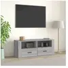 vidaXL Meuble TV Sonoma gris 100x35x40 cm Bois d'ingénierie
