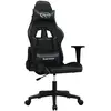 vidaXL Chaise de jeu Noir Similicuir