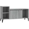 vidaXL Meuble TV Sonoma gris 100x35x55 cm Bois d'ingénierie