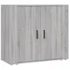 vidaXL Buffet Sonoma gris 80x33x70 cm Bois d'ingénierie