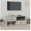 vidaXL Meuble TV Gris béton 100x35x40 cm Bois d'ingénierie
