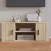 vidaXL Meuble TV Chêne sonoma 100x35x40 cm Bois d'ingénierie