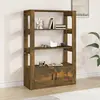 vidaXL Buffet Chêne fumé 80x30x119,5 cm Bois d'ingénierie