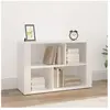 vidaXL Buffet Blanc 80x30x54 cm Bois d'ingénierie