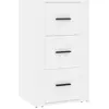 vidaXL Buffet Blanc 40x33x70 cm Bois d'ingénierie