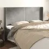vidaXL Tête de lit avec oreilles Gris clair 163x16x118/128 cm Velours