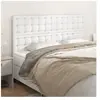 vidaXL Têtes de lit 4 pcs Blanc 90x5x78/88 cm Similicuir