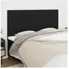 vidaXL Têtes de lit 4 pcs Noir 80x5x78/88 cm Tissu