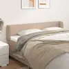 Non communiqué vidaXL Tête de lit avec oreilles Cappuccino 203x23x78/88 cm Similicuir
