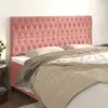 vidaXL Têtes de lit 4 pcs Rose 90x7x78/88 cm Velours
