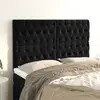 vidaXL Têtes de lit 4 pcs Noir 72x7x78/88 cm Velours