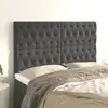 vidaXL Têtes de lit 4 pcs Gris foncé 80x7x78/88 cm Velours