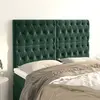 vidaXL Têtes de lit 4 pcs Vert foncé 80x7x78/88 cm Velours