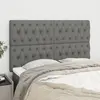 vidaXL Têtes de lit 4 pcs Gris foncé 72x7x78/88 cm Tissu