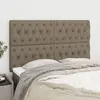 vidaXL Têtes de lit 4 pcs Taupe 80x7x78/88 cm Tissu
